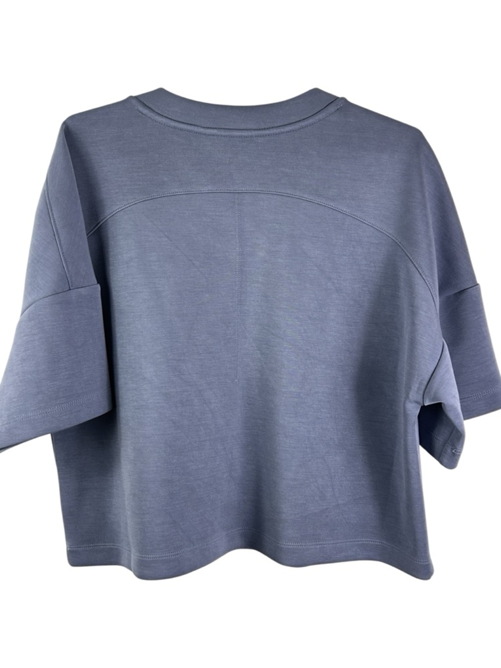 FLX women’s solace boxy tee in blue - Picture 3 of 6